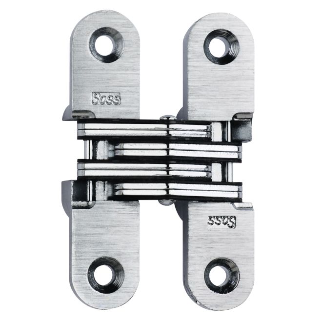 2084 0.625 x 2.75 in. Medium Duty Invisible Hinge for 1 in. Doors, Satin Brass