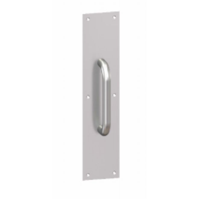 4 x 16 in. Square Corner  Pull Plate