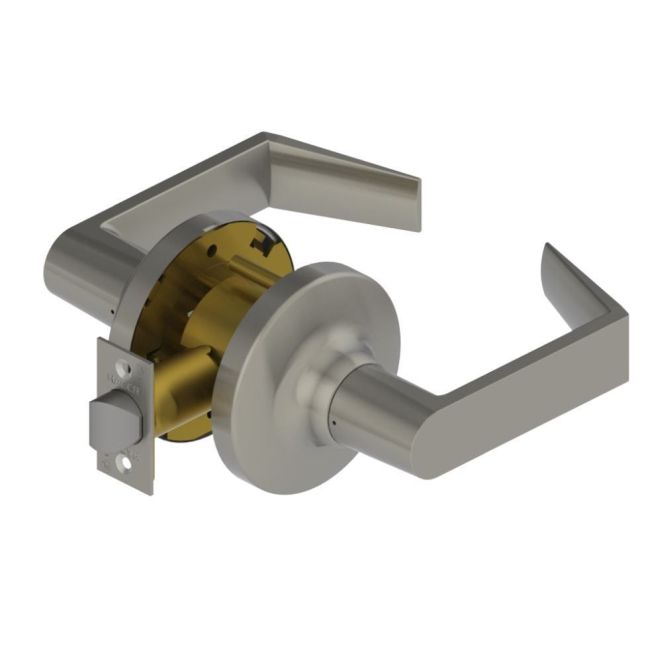 Withnell Lever Passage Cylindrical Lock, No. 012525 Satin Chrome