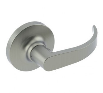 Archer Lever Privacy Cylindrical Lock, No. 012514 Satin Chrome