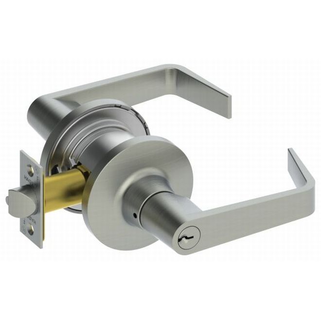 Withnell Lever Office & Entry Tubular Lock, Satin Chrome