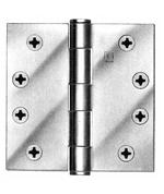 RC1279312P14 3.5 x 3.5 in. 0.25 in. Radius Full Mortise Standard Weight Plain Bearing Hinge 009072 - Prime Coat