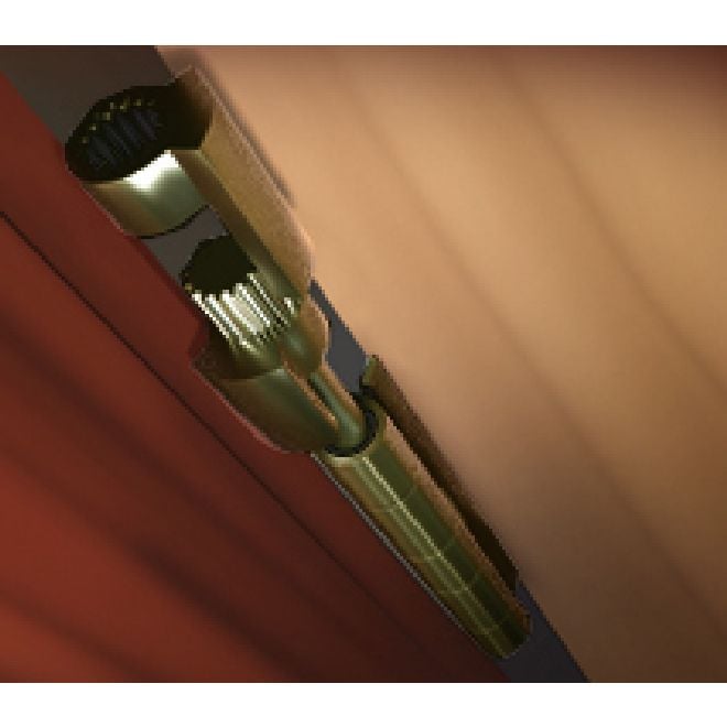 Residential Doorsaver II, Bright Brass
