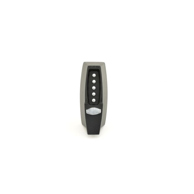 Kaba Mechanical Pushbutton Auxiliary Lock with Thumbturn, Black