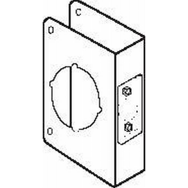 Classic Wrap Around for Cylindrical Door Lock, Oil Rubbed Bronze Finish