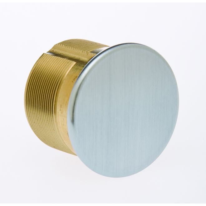1 in. Dummy Mortise Cylinder, Bright Chrome