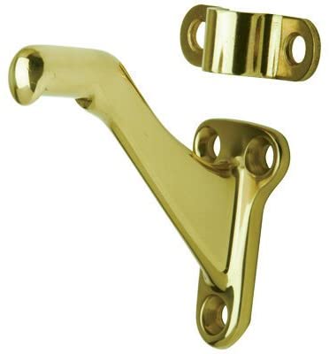 Residential Solid Brass Handrail Bracket, Black