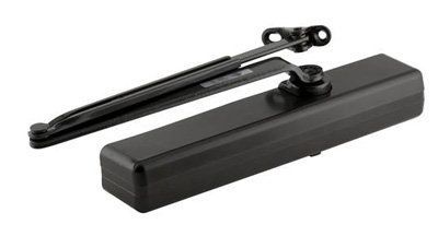 Adjustable Surface Mounted Door Closer - Dark Bronze - Regular Duty - Grade 1