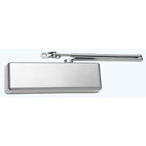 LCN 4040XPRWPAAL Parallel Arm Super Smoothee Heavy Duty Adjustable 1-6 Surface Mounted Regular Door Closer with TBSRT Thru Bolts 689, Aluminum