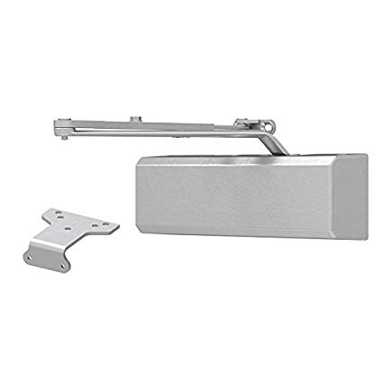 LCN 4050RWPAAL Parallel Arm Tri Pack Surface Mounted Regular Adjustable 1-6 Door Closer with TBSRT Thru Bolts 689, Aluminum