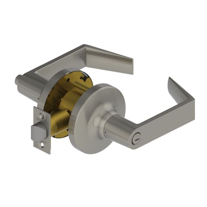 Withnell Lever Privacy Cylindrical Lock, No. 012499 Satin Chrome