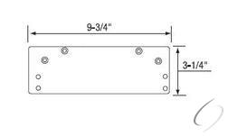 1688690 Overhead Holder or Narrow Top Jamb Drop Plate, Dark Bronze -  Norton