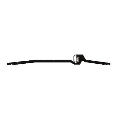 72 in. Latching Panic Exit Saddle with Vinyl Mill, Aluminum