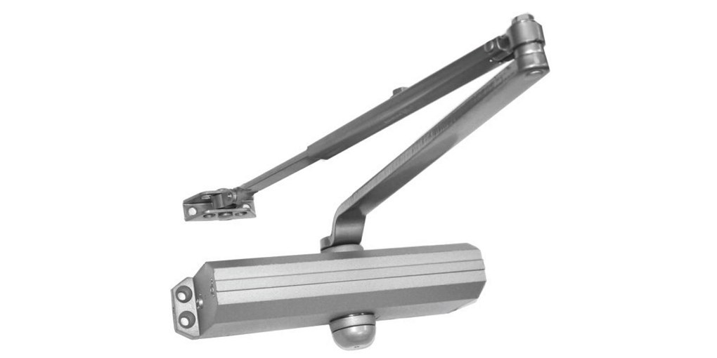 Adjustable Size 16 Regular Tri Pack Door Closer Sprayed, Aluminum Enamel