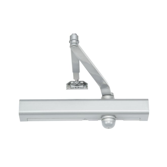 Adjustable Surface Mount Door Closer - Dark Bronze - 8 lbs - Slim Line Design