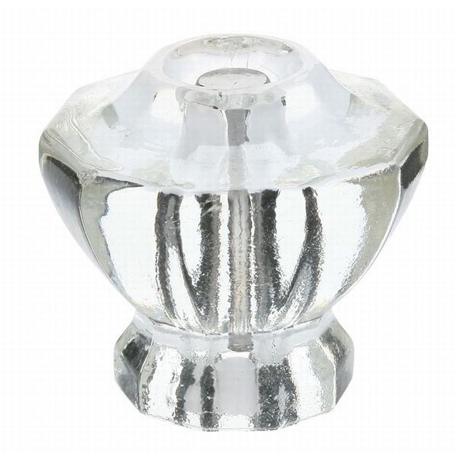 1.5 in. Astoria Clear Cabinet Knob, Clear