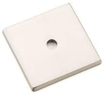 86434US15 Back Plate for Knobs, Satin Nickel