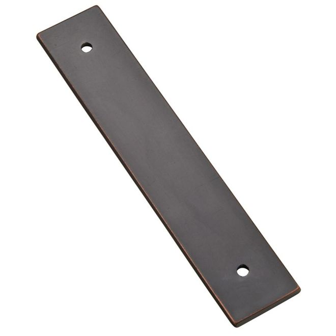 4 in. Center to Center Back Plate for Pulls, Oil Rubbed Bronze