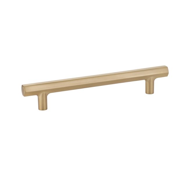 86461US4 6 in. Mod Hex Pull, Satin Brass
