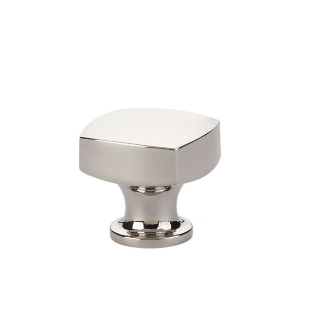 1.25 in. Freestone Cabinet Knob, Bright Nickel