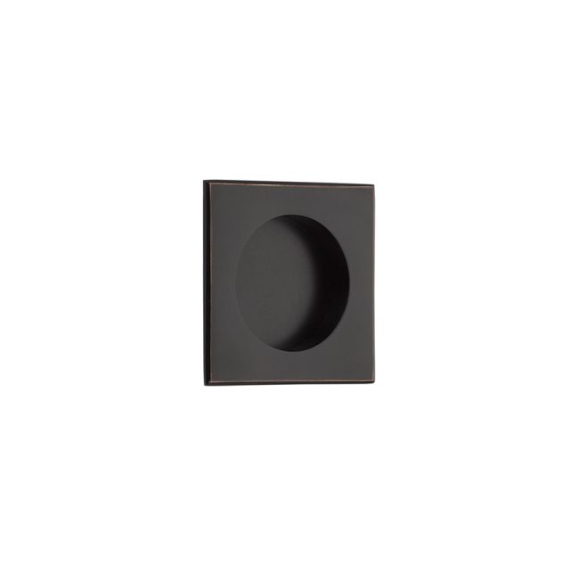 Square Flush Pull, Oil Rubbed Bronze