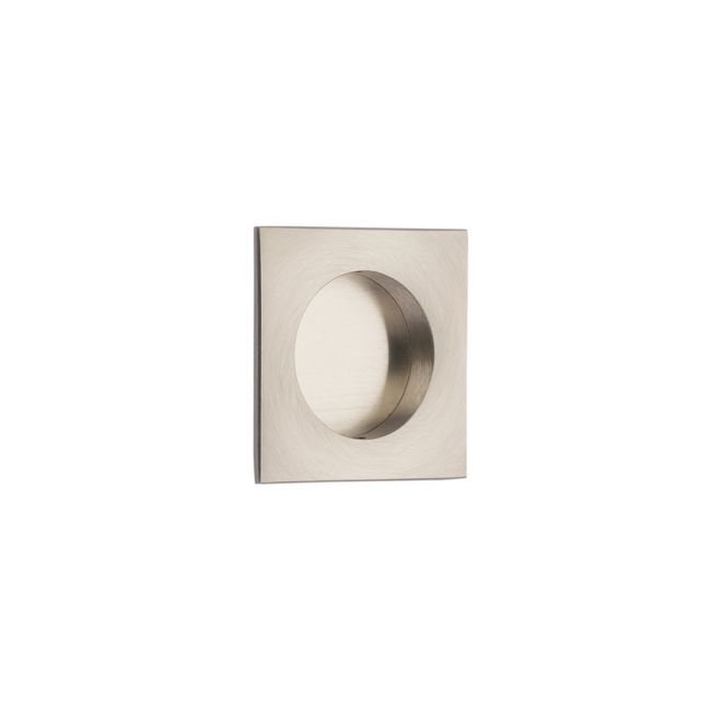 Square Flush Pull, Satin Nickel