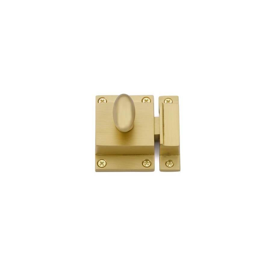 2.25 x 2 in. Cabinet Latch, Satin Brass