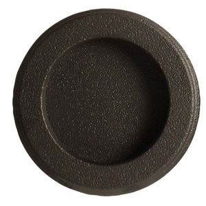 Round Flush Pull, Medium Bronze