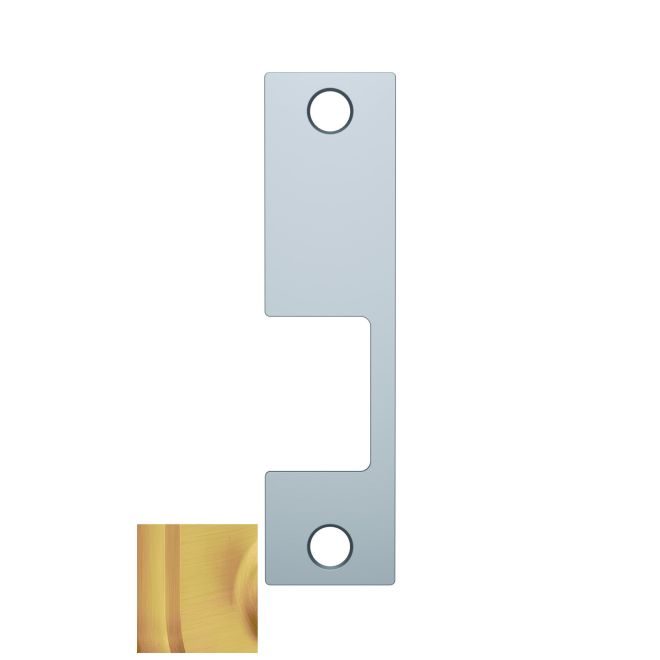 KM612 Assa Abloy Electronic Security Hardware -  KM Faceplate for 1006 Strike, Satin Bronze