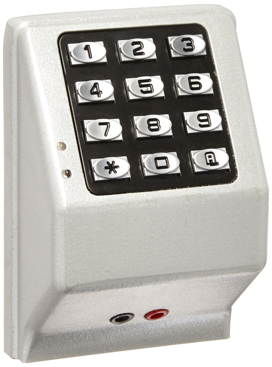 Picture of Alarm Lock DK3000MS Trilogy Electronic Digital Keypad, Metallic Silver