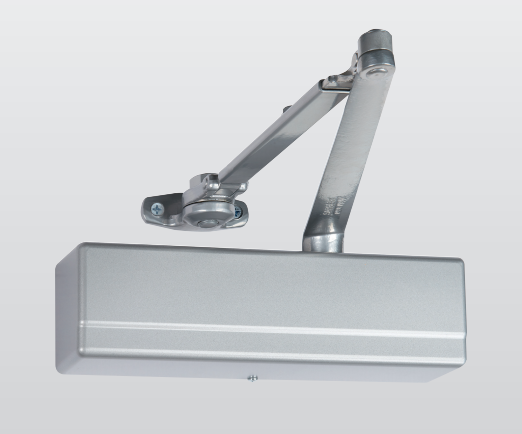 TB1431CPSEN Compression Stop Heavy Duty Arm Door Closer with Thru Bolts Sprayed, Aluminum Enamel