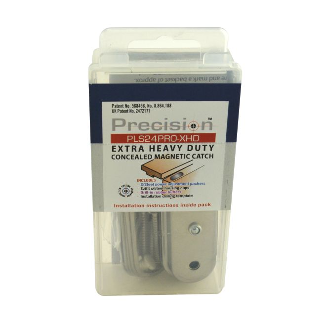 Heavy Duty Magnetic Catch with Adjustable Strength44 Silver