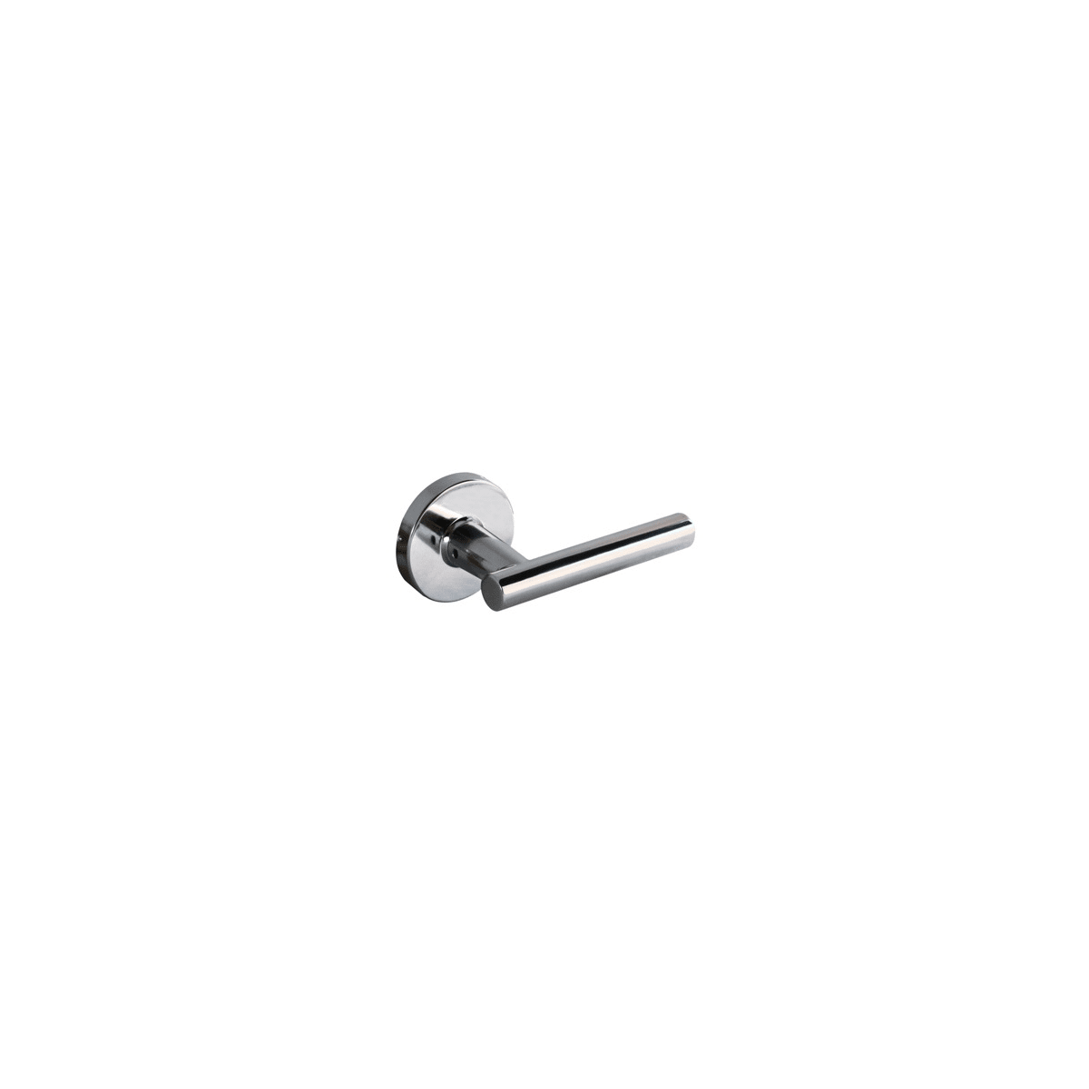 Mira Lever with Round Rose Privacy Lockset Grade 3, Bright Chrome