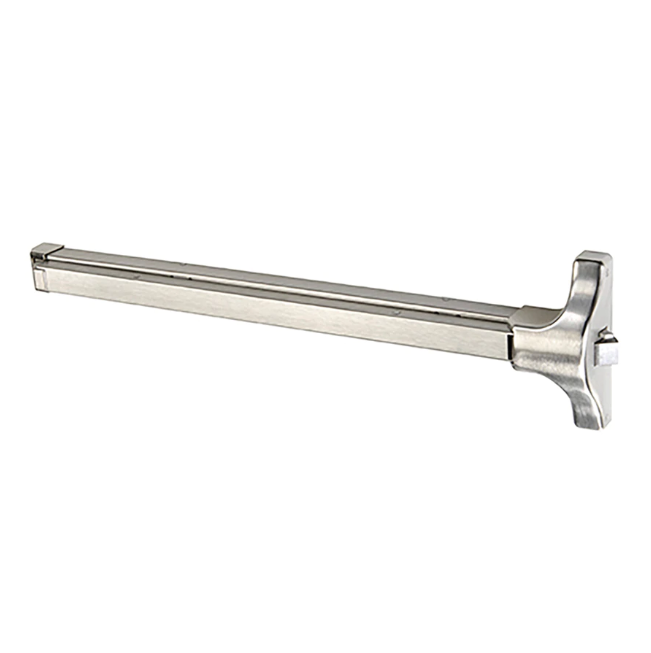 2100F36630 Commercial 3 Hour Fire Rated 3 ft. Exit Only Rim Exit Device, Satin Stainless Steel