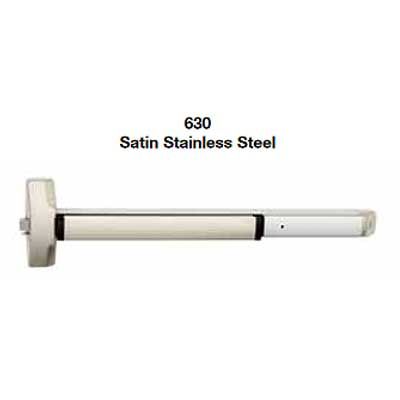 Commercial 3 ft. Rim Exit Only Exit Device, Satin Stainless Steel