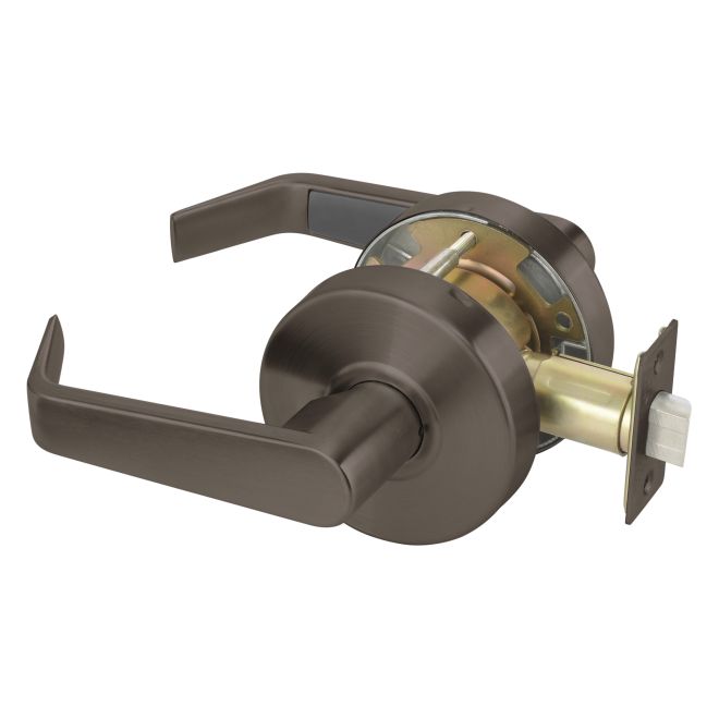 Commercial Passage Augusta Lever Grade 2 Cylindrical Lock, Oil Rubbed Bronze