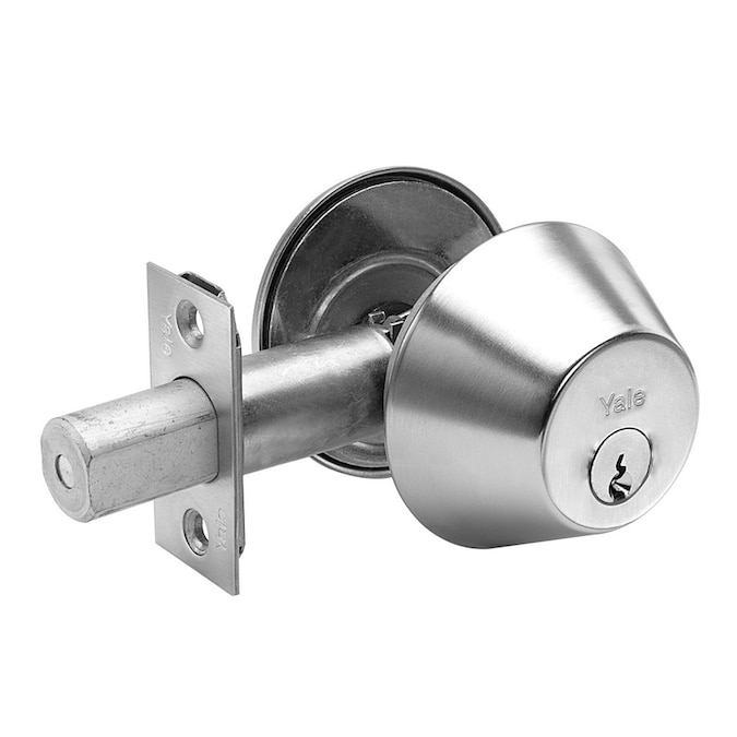 Commercial Single Cylinder Grade 1 Deadbolt with Para Keyway, Satin Chrome
