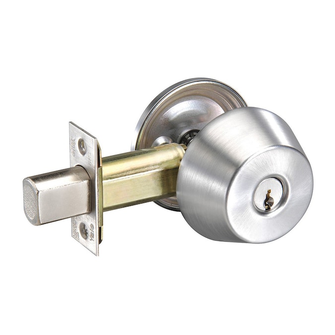 Commercial Single Cylinder Grade 2 Deadbolt with Para Keyway, Satin Chrome