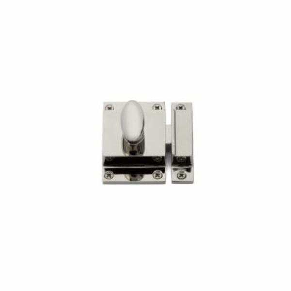 2.25 x 2 in. Cabinet Latch, Bright Nickel