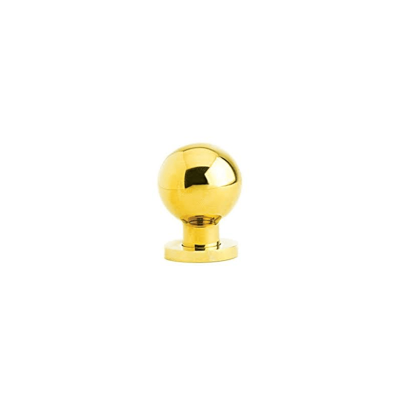 Picture of Emtek 86152US3NL 1 in. Modern Globe Cabinet Knob, Unlacquered Brass