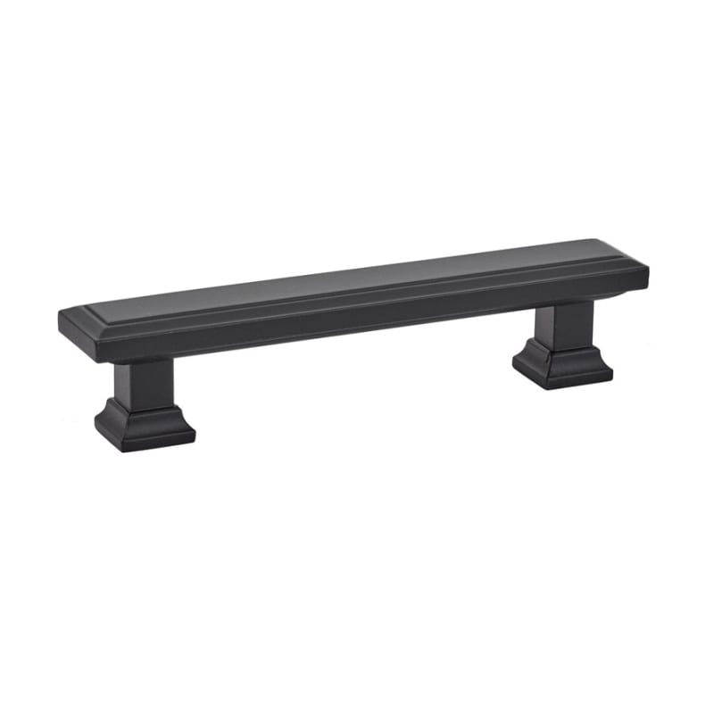 3.5 in. Geometric Center to Center Cabinet Pull, Flat Black