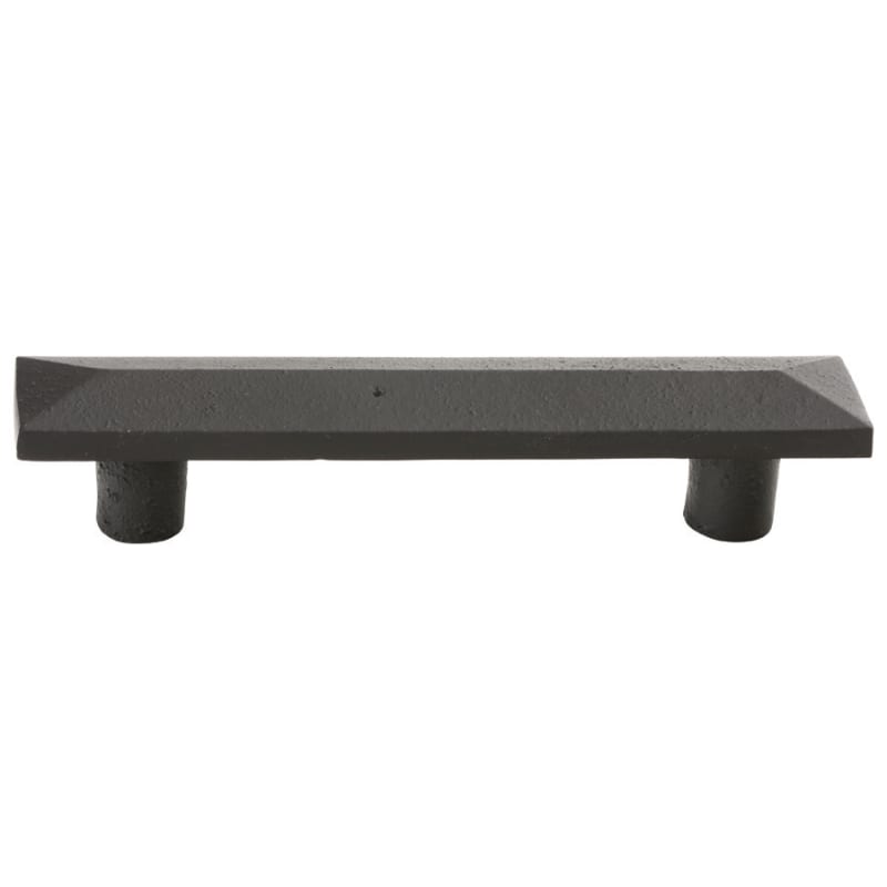 3 in. Bronze Pyramid Cabinet Pull, Flat Black