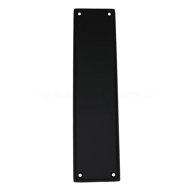 Modern Push Plate, Flat Black