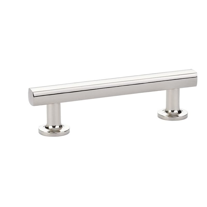 5 in. Freestone Center to Center Cabinet Pull, Bright Nickel
