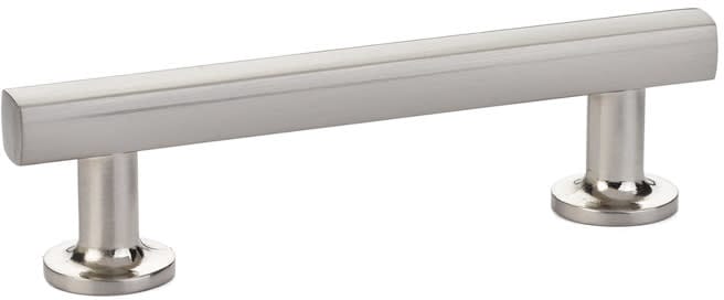 10 in. Freestone Center to Center Cabinet Pull, Satin Nickel