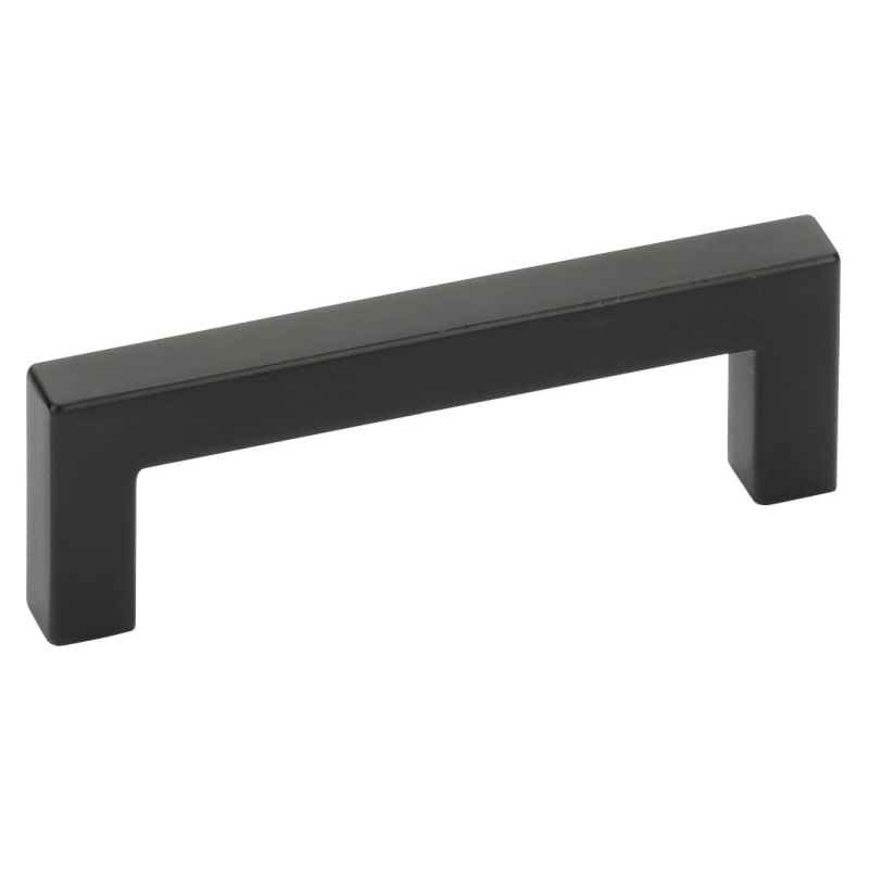 4 in. Warwick Center to Center Cabinet Pull, Flat Black