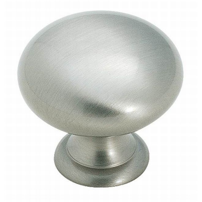 Picture of Amerock BP1950HG10-10PACK 1.25 in. Dia. Brass Classics Cabinet Knob&#44; Satin Nickel - Pack of 10