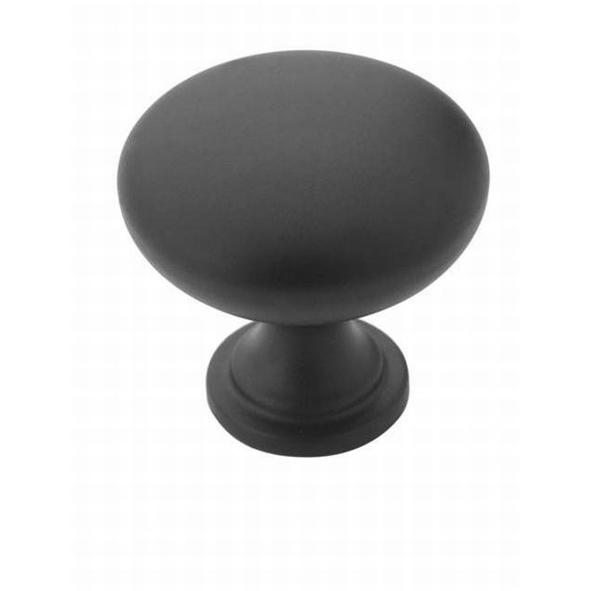 Picture of Amerock BP53005FB-15PACK 1.25 in. Dia. Allison Value Cabinet Knob&#44; Flat Black - Pack of 15