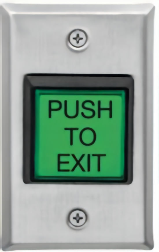 IPB100 LED Illuminated 2 in. Button 3 Lenses SPDT & DPDT Switches Included, Satin Stainless Steel