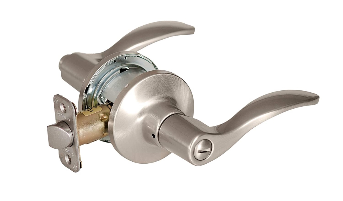 Echo Tubular Privacy Lock, Satin Nickel